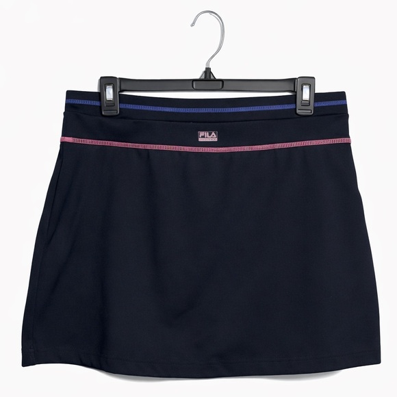 Fila Sport Performance Skort Women’s Medium Black Tennis Golf Built-In Shorts - Picture 2 of 2